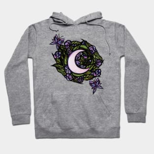 Wild Butterfly Moon Hoodie